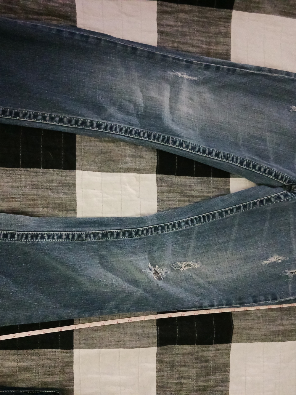 Miss Me Slim Straight Women's Distressed Blue Jeans